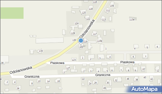 Topola Mała, Odolanowska, 121, mapa Topola Mała