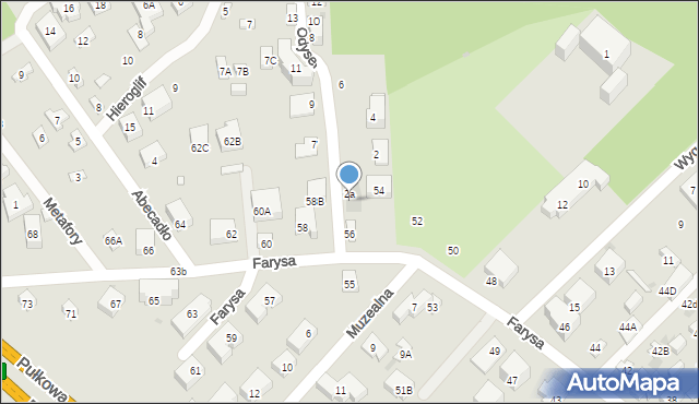 Warszawa, Odysei, 2b, mapa Warszawy