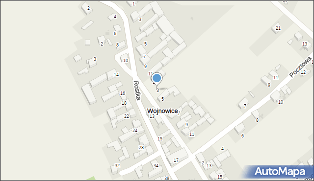 Wojnowice, Odrodzenia, 3, mapa Wojnowice