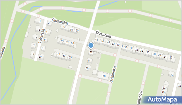 Wrocław, Odkrywców, 52, mapa Wrocławia