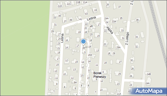 Zwierzyniec, Odrodzenia, 16, mapa Zwierzyniec