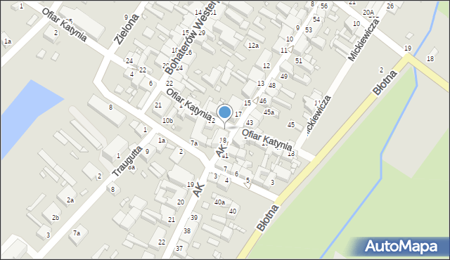 Dobra, Ofiar Katynia, 13, mapa Dobra