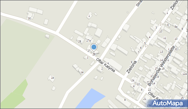 Dobra, Ofiar Katynia, 26, mapa Dobra