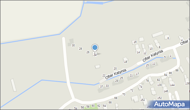 Głogów Małopolski, Ofiar Katynia, 24, mapa Głogów Małopolski