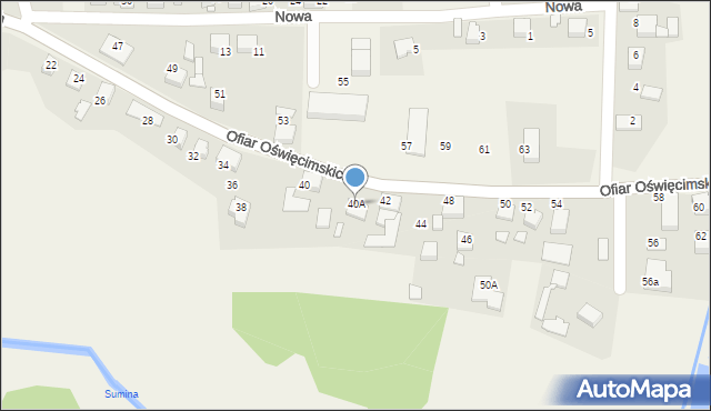 Górki Śląskie, Ofiar Oświęcimskich, 40A, mapa Górki Śląskie