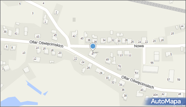 Górki Śląskie, Ofiar Oświęcimskich, 47, mapa Górki Śląskie