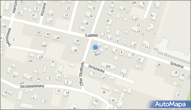 Luzino, Ofiar Stutthofu, 35, mapa Luzino