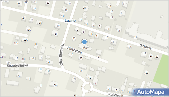 Luzino, Ofiar Stutthofu, 35A, mapa Luzino