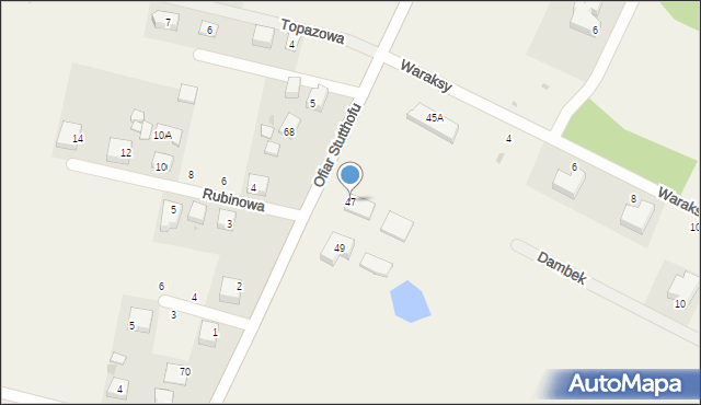 Luzino, Ofiar Stutthofu, 47, mapa Luzino
