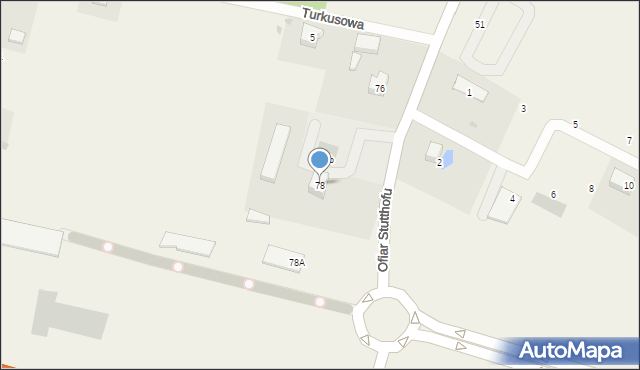 Luzino, Ofiar Stutthofu, 78, mapa Luzino