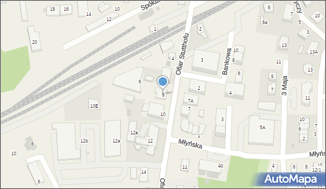 Luzino, Ofiar Stutthofu, 8, mapa Luzino