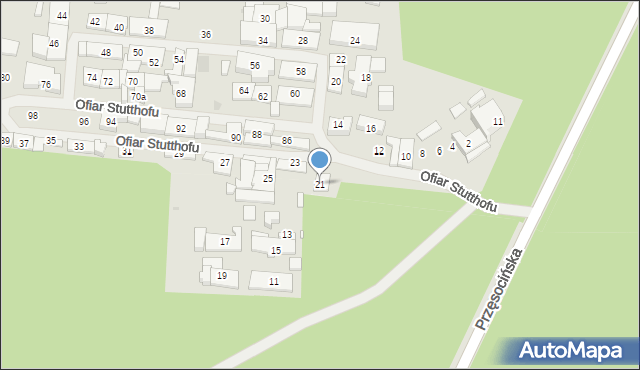 Police, Ofiar Stutthofu, 21, mapa Police