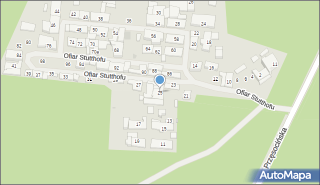 Police, Ofiar Stutthofu, 25, mapa Police