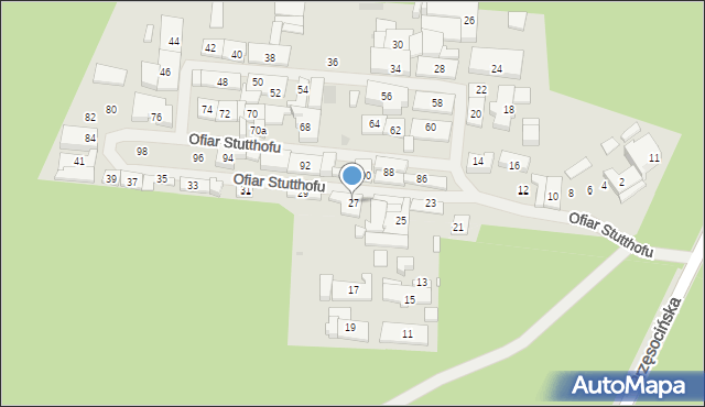 Police, Ofiar Stutthofu, 27, mapa Police