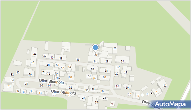 Police, Ofiar Stutthofu, 30, mapa Police