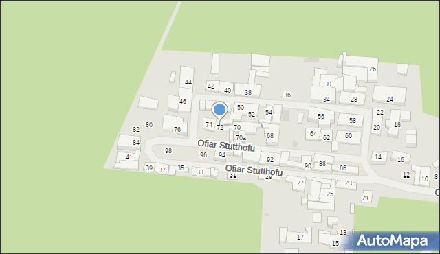 Police, Ofiar Stutthofu, 72, mapa Police