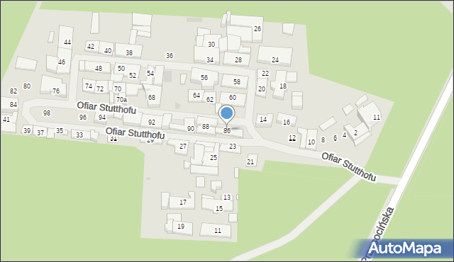 Police, Ofiar Stutthofu, 86, mapa Police