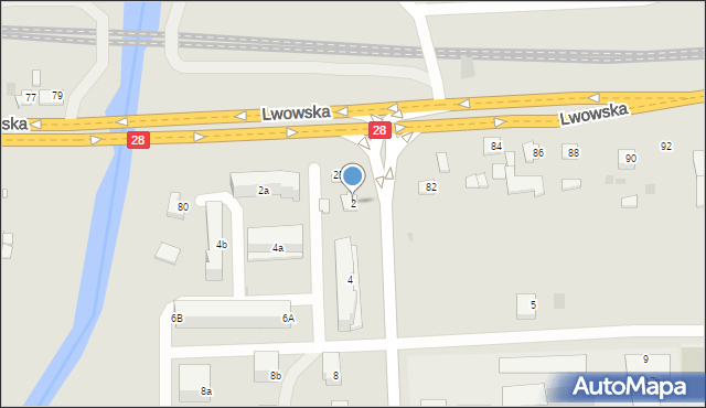 Przemyśl, Ofiar Katynia, 2, mapa Przemyśla