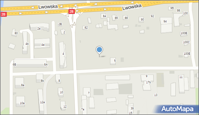 Przemyśl, Ofiar Katynia, 3, mapa Przemyśla