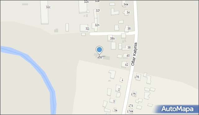 Przemyśl, Ofiar Katynia, 40b, mapa Przemyśla