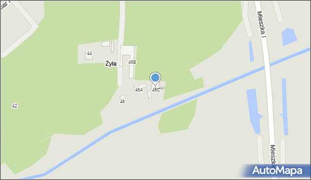 Radom, Ofiar Firleja, 46C, mapa Radomia