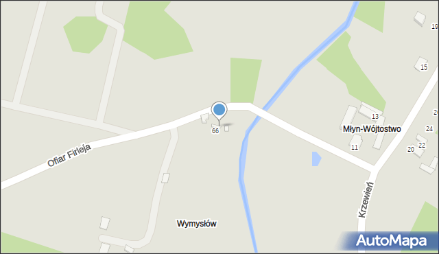 Radom, Ofiar Firleja, 70, mapa Radomia