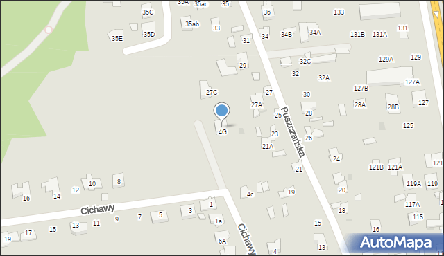 Radom, Ofiary Tadeusza, ks., 4H, mapa Radomia