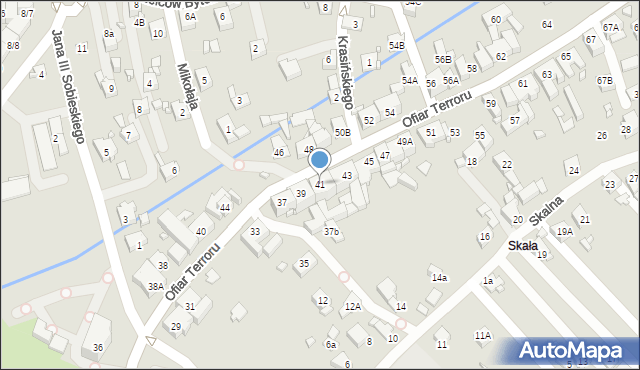 Rydułtowy, Ofiar Terroru, 41, mapa Rydułtowy