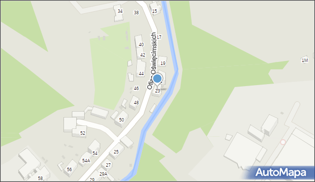 Świebodzice, Ofiar Oświęcimskich, 23, mapa Świebodzice