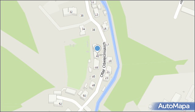 Świebodzice, Ofiar Oświęcimskich, 42, mapa Świebodzice