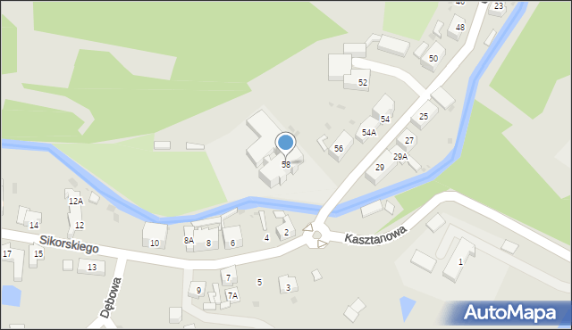 Świebodzice, Ofiar Oświęcimskich, 58, mapa Świebodzice