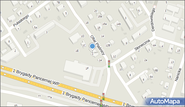 Wejherowo, Ofiar Piaśnicy, 1, mapa Wejherowo