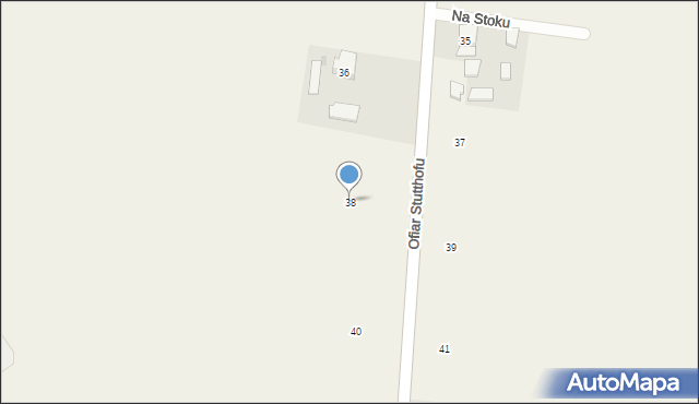 Wyszecino, Ofiar Stutthofu, 38, mapa Wyszecino