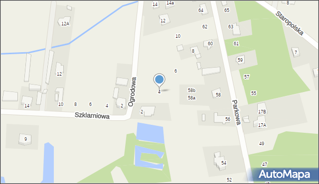 Aleksandrówka, Ogrodowa, 4, mapa Aleksandrówka