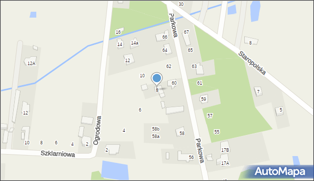 Aleksandrówka, Ogrodowa, 8, mapa Aleksandrówka