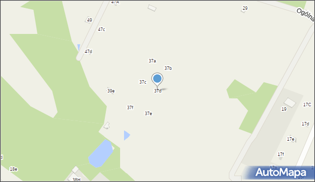 Arciechów, Ogólna, 37d, mapa Arciechów