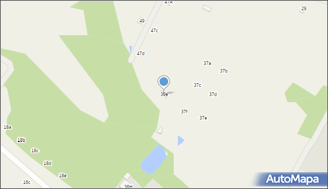Arciechów, Ogólna, 39e, mapa Arciechów