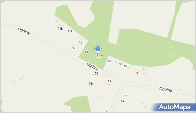 Arciechów, Ogólna, 64, mapa Arciechów