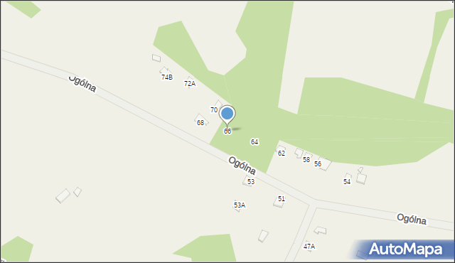 Arciechów, Ogólna, 66, mapa Arciechów
