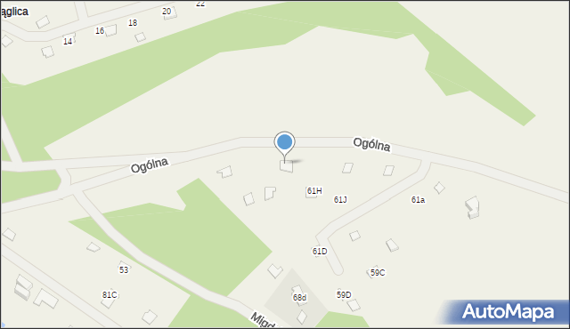 Arciechów, Ogólna, 69, mapa Arciechów