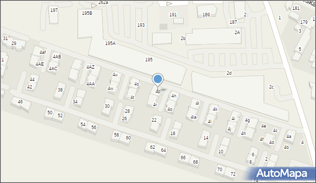 Babice Nowe, Ogrodnicza, 4p, mapa Babice Nowe