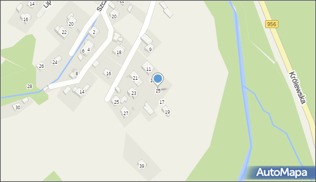 Biertowice, Ogrodowa, 15, mapa Biertowice