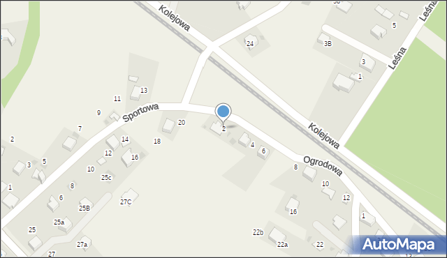 Bolęcin, Ogrodowa, 2, mapa Bolęcin