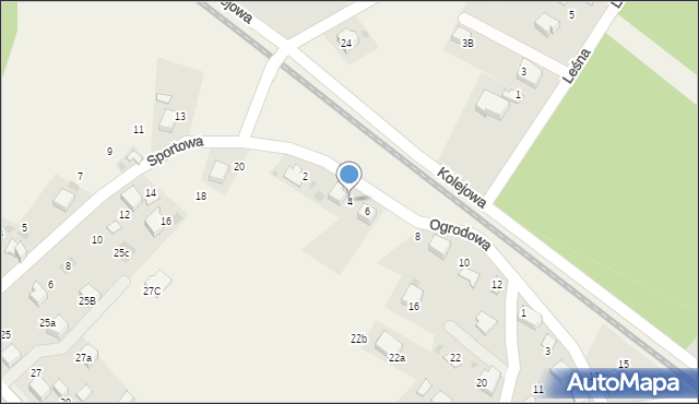 Bolęcin, Ogrodowa, 4, mapa Bolęcin