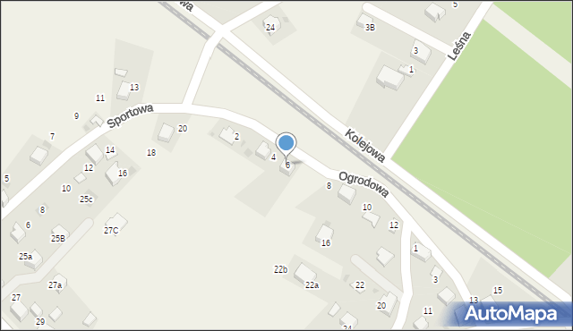 Bolęcin, Ogrodowa, 6, mapa Bolęcin