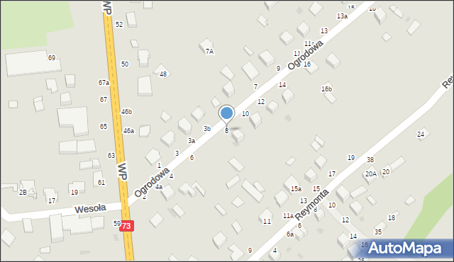 Busko-Zdrój, Ogrodowa, 8, mapa Busko-Zdrój