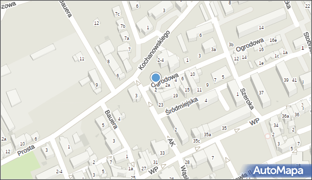 Bytów, Ogrodowa, 2, mapa Bytów