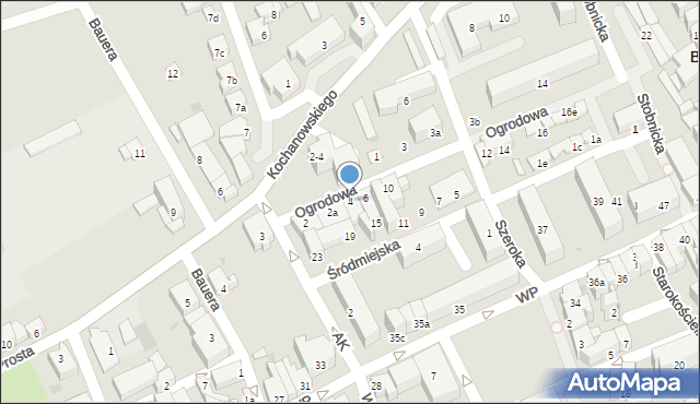 Bytów, Ogrodowa, 4, mapa Bytów