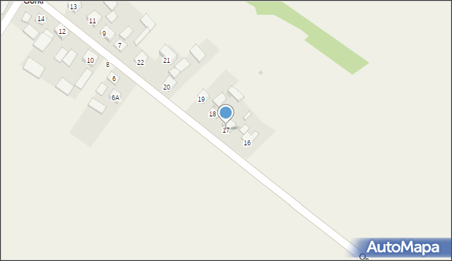 Chroberz, Ogrodowa, 17, mapa Chroberz
