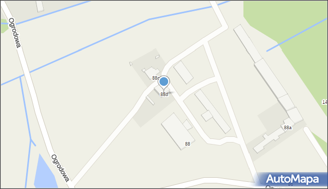 Chróścina, Ogrodowa, 88d, mapa Chróścina